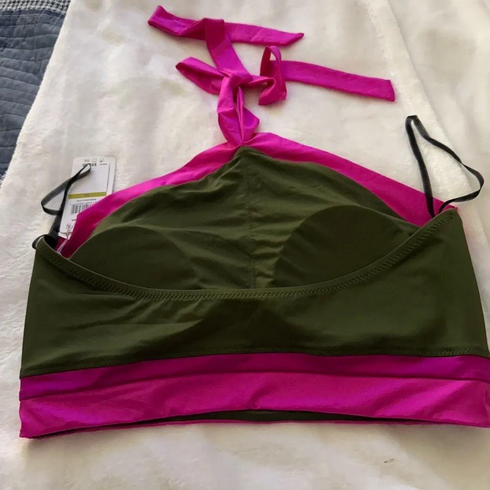 Trina Turk Monaco High neck bikini top